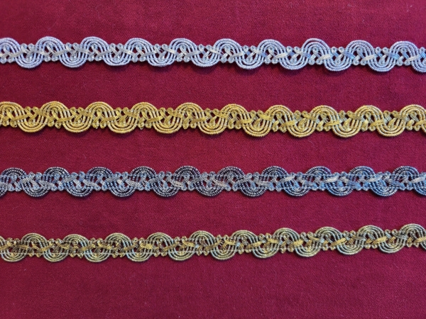 Brokatborte Goldborte Gespinnstborte Borte Karneval